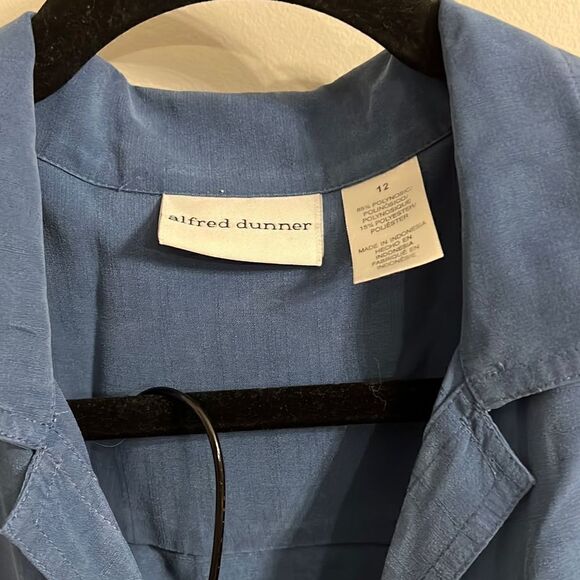 Alfred Dunner Blue Two Piece Outfit Set, Size 12, Coastal Grandma - Picture 4 of 10